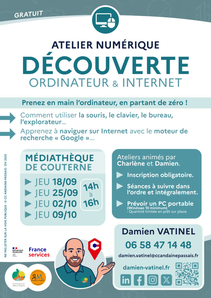 Affiche initiation Couterne 2025